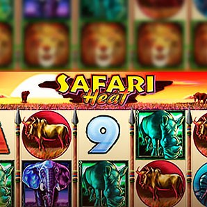 Посетите в игровых автоматах Safari Heat жаркую Африку